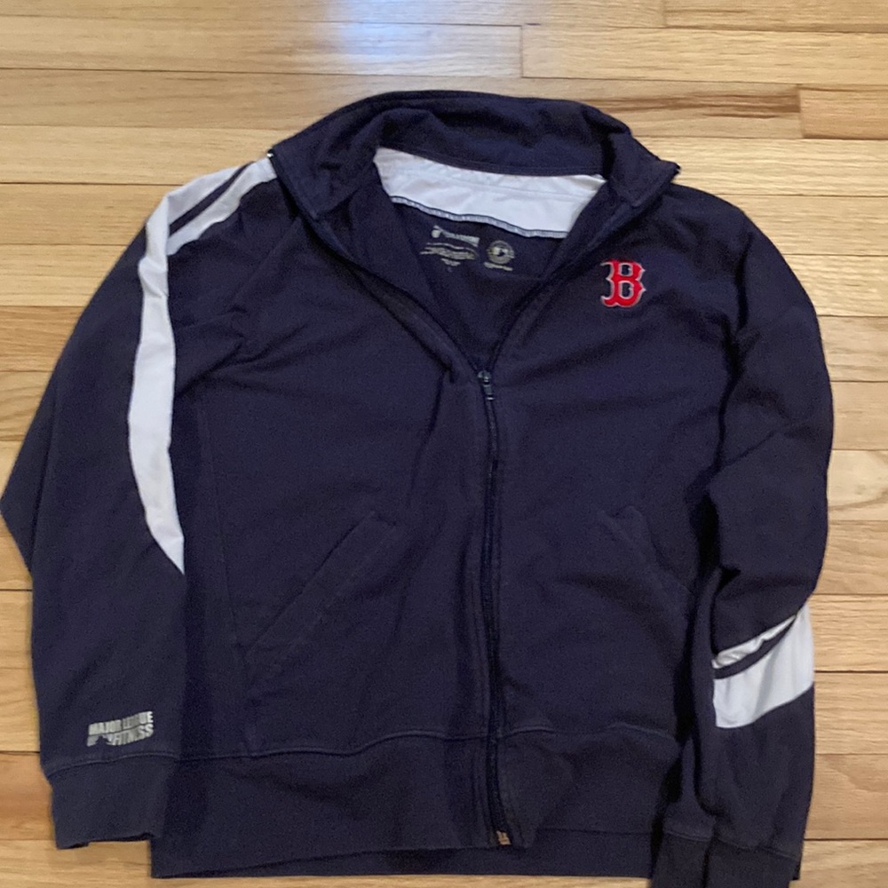 “ Boston Redsox” long sleeve zip up
